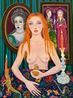 Romantic Comedy by Helen Downie contemporary artwork Painting
