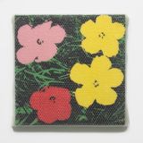 Flowers With Bubble Wrap and Packing Tape by Tammi Campbell contemporary artwork painting