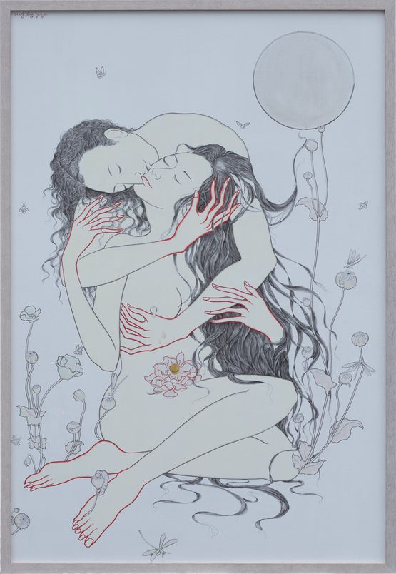 Longing by Satya Cipta contemporary artwork Mixed Media