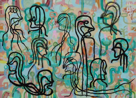 Find Me by Memed Erdener contemporary artwork Painting