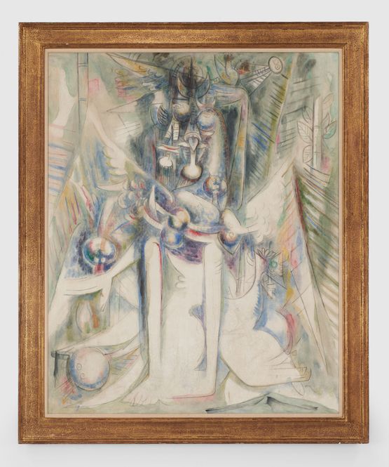 Hermes Trismegiste by Wifredo Lam contemporary artwork Painting