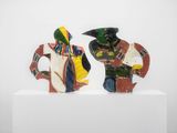 Egyptian Diptych by Betty Woodman contemporary artwork sculpture works on paper