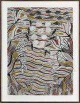Nirriwan Gipipi Warrapal by Yalmakany Marawili contemporary artwork works on paper