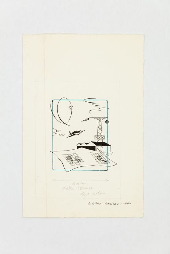 Didattica-tecnica e pratica Ali dItalia by Bruno Munari contemporary artwork Works on Paper