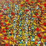 Market Scene HSE 24823 by Professor Ablade Glover contemporary artwork painting
