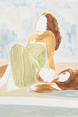 A warmth rises from the ground by Miranda Forrester contemporary artwork painting