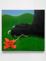 Fallen Flower by Minyoung Kim contemporary artwork painting