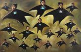 Flying Angels II by Heri Dono contemporary artwork painting