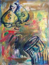 Manilascape 6 by Manuel Ocampo contemporary artwork painting works on paper
