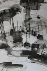 Floating II by Amy Tang contemporary artwork drawing works on paper