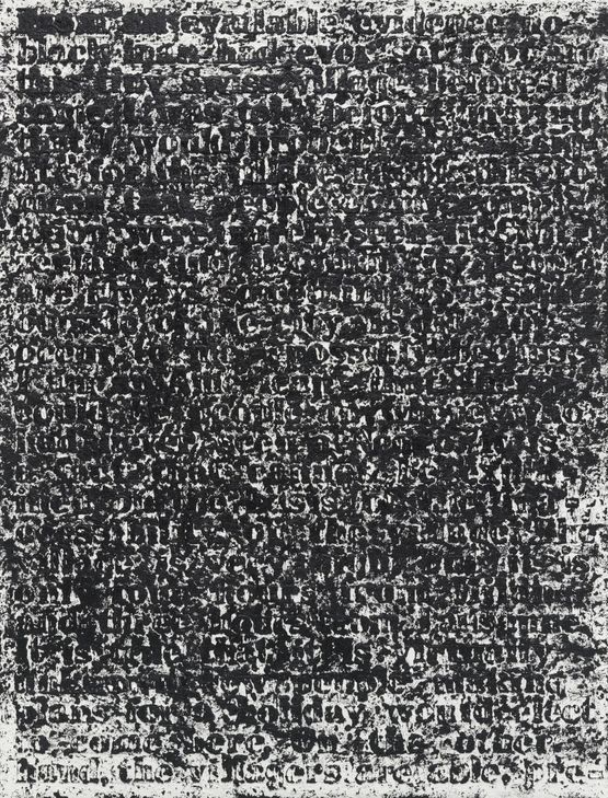 Static 10 by Glenn Ligon contemporary artwork Drawing