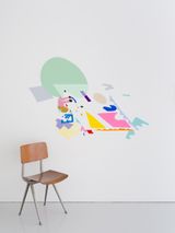 Collagist by Peter McDonald contemporary artwork painting