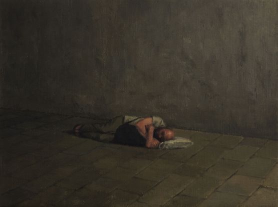Campo San Lorenzo by Serban Savu contemporary artwork Painting