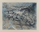 Splash by Krishna Reddy contemporary artwork print works on paper