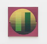 Circulos e quadrados verdes em cromaticas Green Circles and Squares in Chromatics by Israel Pedrosa contemporary artwork painting