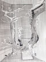 Parts of the Tree by Lin Guocheng contemporary artwork drawing painting works on paper