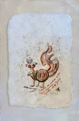 XII Calls  Equality by Jiang Qiong Er contemporary artwork mixed media painting