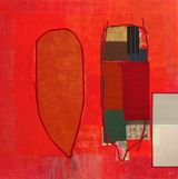Red Alert My Body My Space II by Pinaree Sanpitak contemporary artwork mixed media