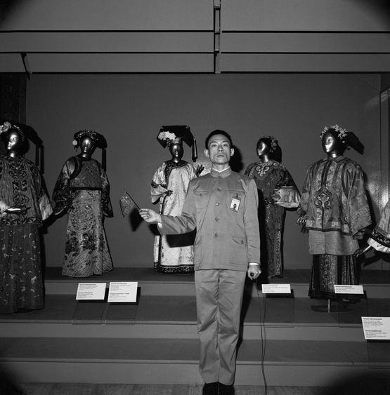 Tseng Kwong Chi with mannequins by Tseng Kwong Chi contemporary artwork Photography