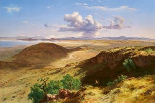Contemporary art exhibition Jose Maria Velasco A View Of Mexico at National Gallery London United Kingdom