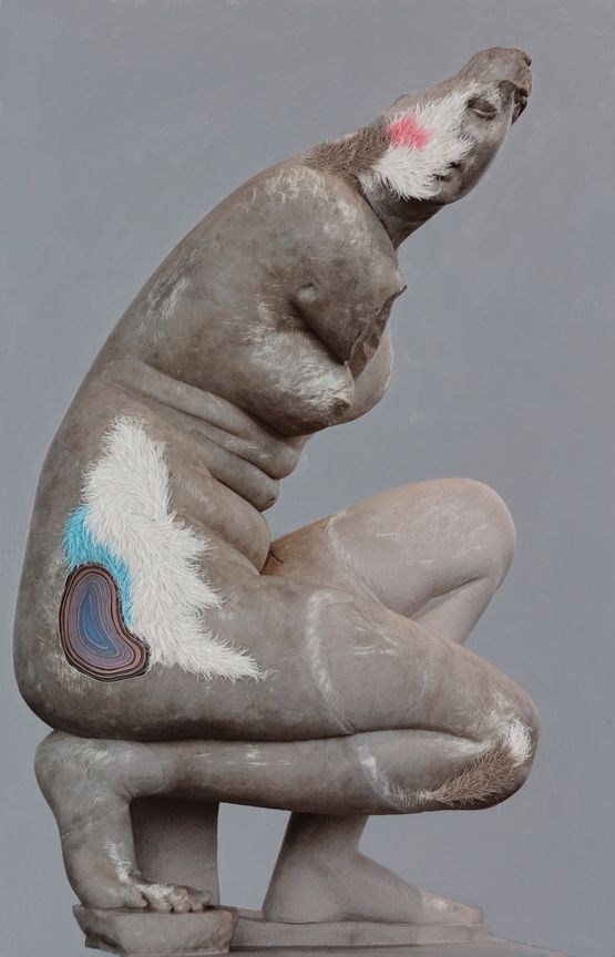 Body Reading - 8 by Wu Wei contemporary artwork Painting