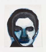 Self-portrait by Ana Lupas contemporary artwork works on paper