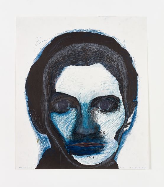 Self-portrait by Ana Lupas contemporary artwork Works on Paper