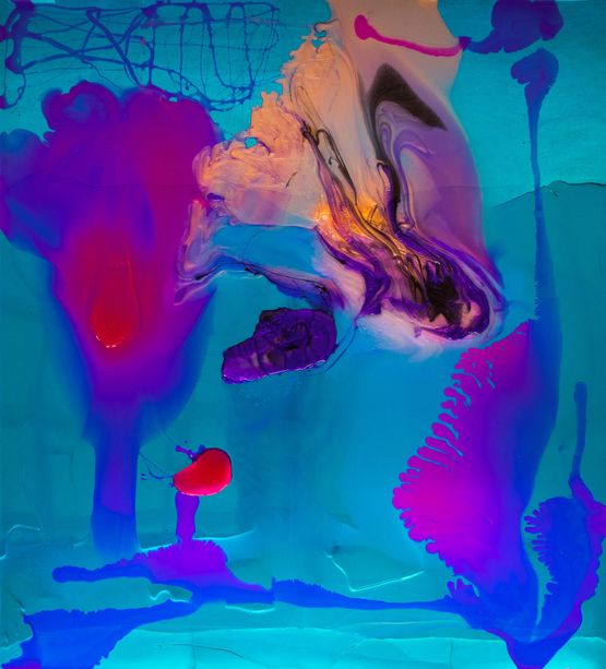He hated everyone in his share house as if proximity demanded emotional closeness but he found the best way for it to work was as if each owed him a lot of cash with interest a specialised personal interest paid weekly by Dale Frank contemporary artwork Painting