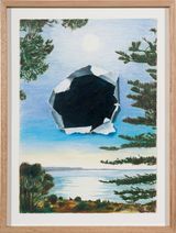 The Hole Story 8 by Callum Morton contemporary artwork works on paper