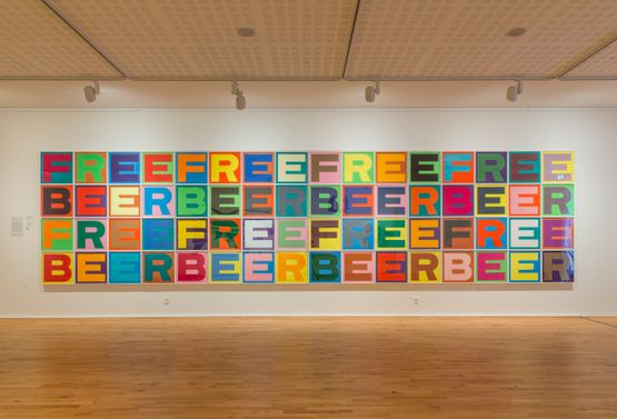 FREE BEER by Superflex contemporary artwork Print