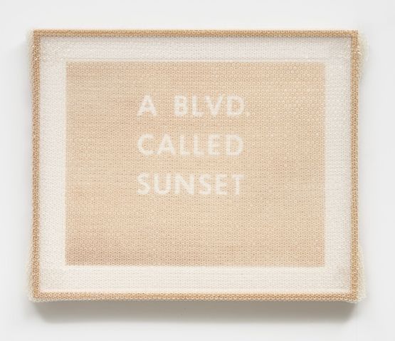 A BLVD. CALLED SUNSET by Tammi Campbell contemporary artwork Works on Paper