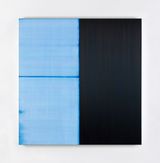 Untitled Lamp Black  Delft Blue by Callum Innes contemporary artwork painting