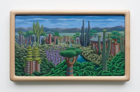 A City of Flyers by Gao Yuan contemporary artwork Works on Paper