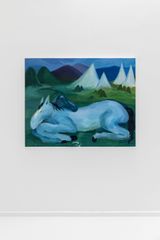 Grandes caballos azules by Gema Quiles contemporary artwork painting