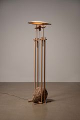 Loofah Floor Lamp by Fernando Laposse contemporary artwork sculpture