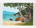 Ilha Grande 2 by Luiz Zerbini contemporary artwork Painting