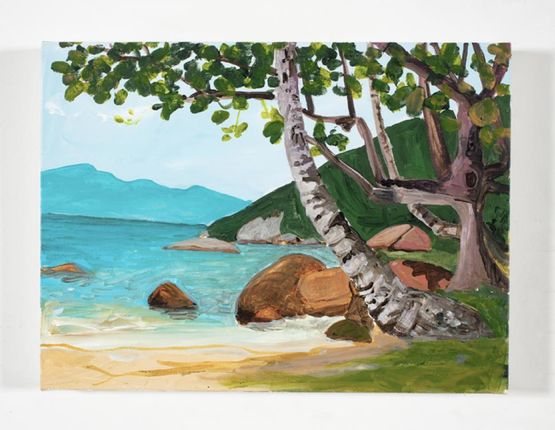 Ilha Grande 2 by Luiz Zerbini contemporary artwork Painting