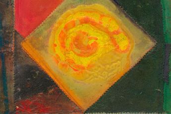 Contemporary art exhibition Frank Bowling Collage at Hauser  Wirth Paris France