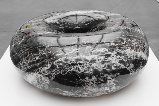 Marble Donut 8 by Claudia Comte contemporary artwork Sculpture