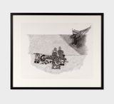 Seelust by Elisabeth Schrader contemporary artwork drawing works on paper