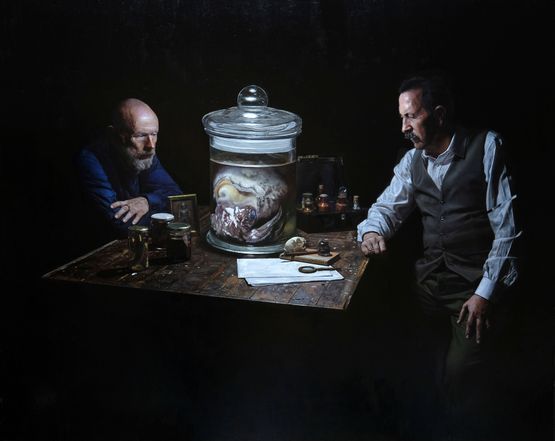 The Creature 3 by Miguel Angel Moya contemporary artwork Painting