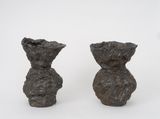 Two vases. Fist by Andrew Lord contemporary artwork sculpture