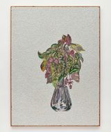 Begonias by Mucki Botkay contemporary artwork textile
