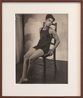 Young man on chair by Lionel Wendt contemporary artwork Photography