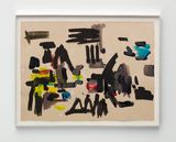 Shibuya Crossing by Mary Weatherford contemporary artwork painting works on paper