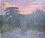 Rooftop Sunset Sept 71 by Sargy Mann contemporary artwork painting