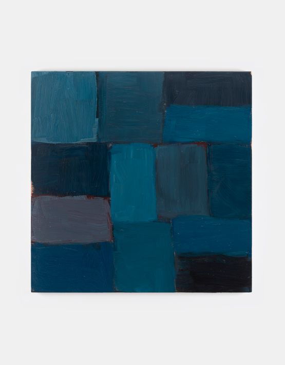 Blue Blue Wall of Light by Sean Scully contemporary artwork Painting