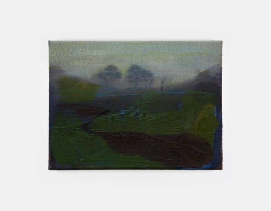 With the Inhabitants by Elizabeth Magill contemporary artwork Painting