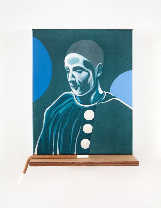 Untitled Mime 3 by Laith Mcgregor contemporary artwork Painting