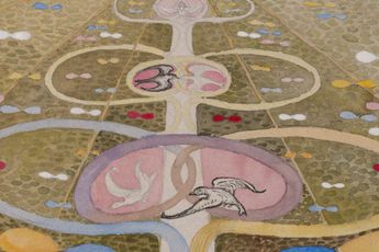 Contemporary art exhibition Hilma af Klint Tree of Knowledge at David Zwirner New York 69th Street United States